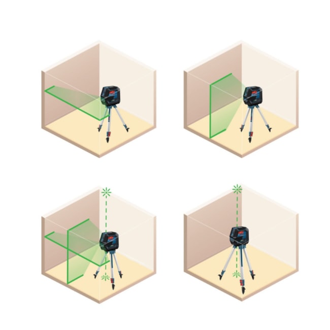 Nível a Laser 2 Linhas Verdes 50 Metros com Acessórios GCL 2-50 G BOSCH-cff67b17-139d-4f98-aa91-e59f97a4c1a0