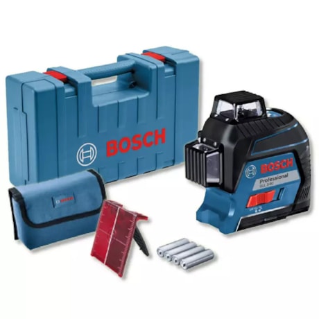 Nível a Laser 3 Linhas Vermelho 80 Metros GLL3-80 BOSCH-2ea2df69-9d39-4542-9965-f96273b6eee3