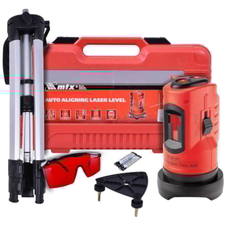 Nível à Laser Auto Nivelamento 10 Metros com Tripé e Maleta 350339 MTX-a6d0a432-bc1b-4f3c-8fed-d673be33ce6c