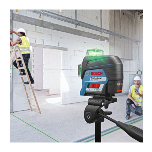 Nível a Laser com 3 Linhas Verdes 30 Metros e Receptor LR7 GLL3-80 CG BOSCH-29646a0e-ba0b-42b8-98ef-5b32967ff39d