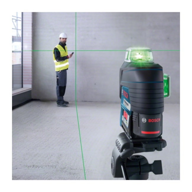 Nível a Laser com 3 Linhas Verdes 30 Metros e Receptor LR7 GLL3-80 CG BOSCH-6c3eeafe-08b6-4f29-a996-c19104b3d2bc