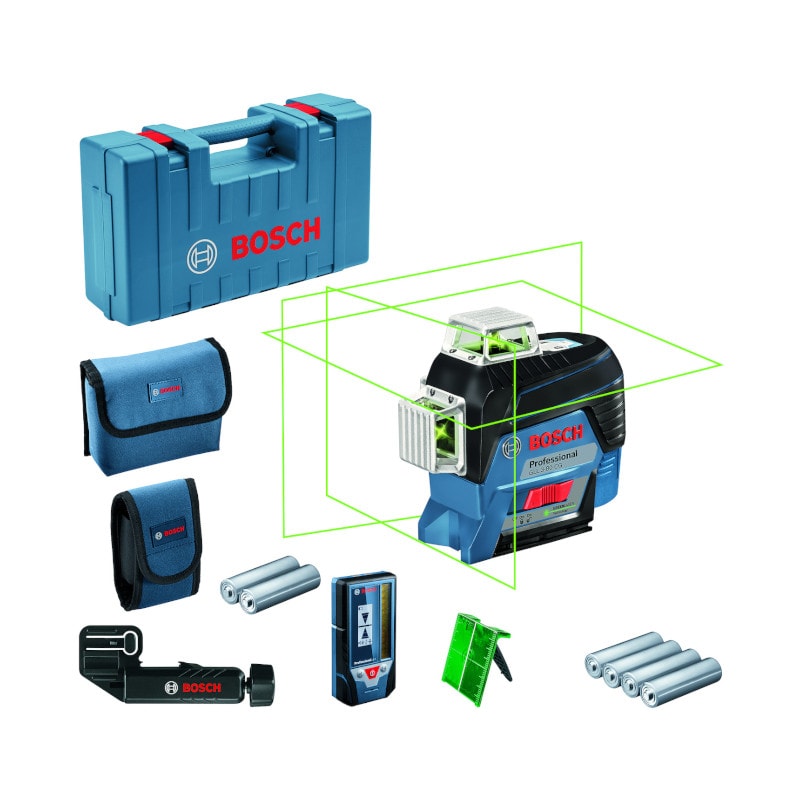a Laser Bosch GLL3-80 CG Linhas Verdes 