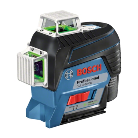 Nível a Laser com 3 Linhas Verdes 30 Metros e Receptor LR7 GLL3-80 CG BOSCH-0c80cd72-7a6f-4942-abb1-4db255c473a5