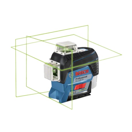 Nível a Laser com 3 Linhas Verdes 30 Metros e Receptor LR7 GLL3-80 CG BOSCH-1f990304-a933-44bf-bd5b-c3a817f4bd52