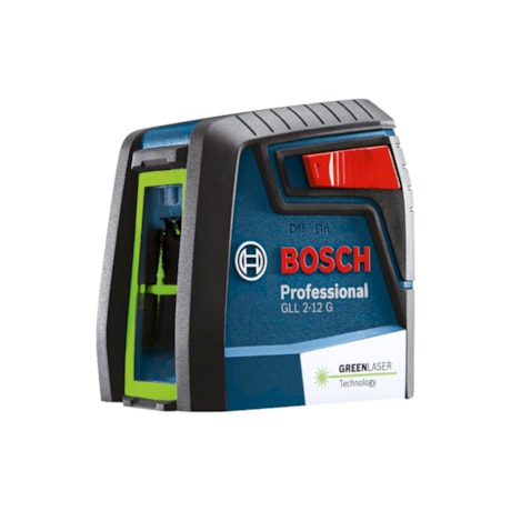 Nível a Laser Verde 2 Linhas 12m c/ Suporte MM2 GLL 2-12G BOSCH