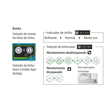 Nível a Laser Verde 8 Linhas Cruzadas 70 Metros 18V sem Bateria sem Carregador SK700GD MAKITA-09592b5f-0ee3-44e3-8c31-6a7bd275dbed