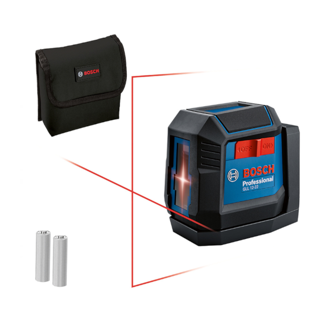 Nível a Laser Vermelho 12 Metros 2 Linhas GLL 12-22 BOSCH-fadb9736-b9c6-4f03-bd41-ccf7bd8be567