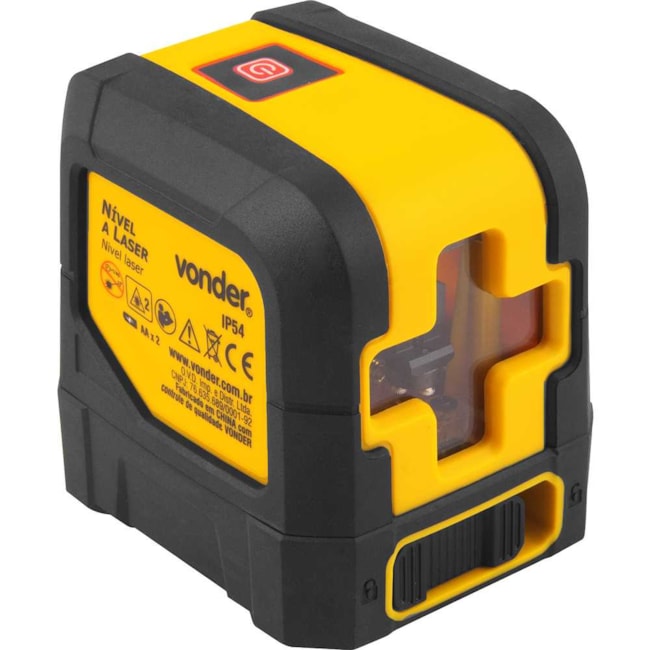 Nível a Laser Vermelho 2 Linhas 10 Metros 3820000010 VONDER-757b17d2-2b2b-4525-a7f0-92ca2ae94d5b