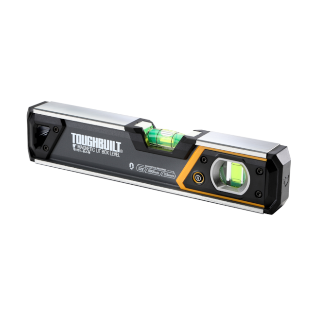 Nível de 2 Bolhas com Iluminação Magnético 9