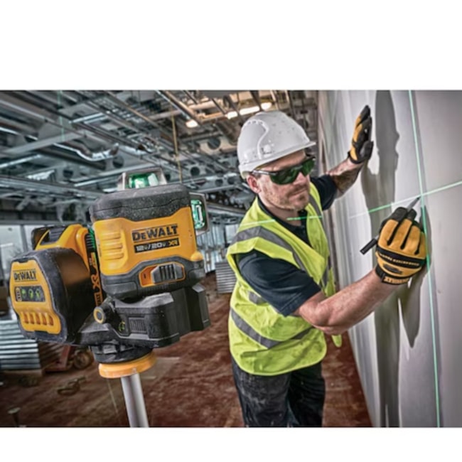 Nível Laser 3 Linhas Verde 360Gr 70MTS 12V/20V sem Bateria e sem Carregador DCLE34030GB DEWALT-836f5c72-8573-412c-985b-20faa98b08cc