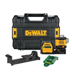Nível Laser 3 Linhas Verde 360Gr 70MTS 12V/20V sem Bateria e sem Carregador DCLE34030GB DEWALT