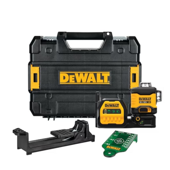 Nível Laser 3 Linhas Verde 360Gr 70MTS 12V/20V sem Bateria e sem Carregador DCLE34030GB DEWALT-2e45aa34-7aa3-4e36-aa93-33595986b9eb