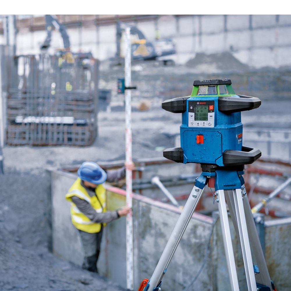 Nível Laser Rotativo de 650m com Receptor LR65G GRL 650CHVG BOSCH