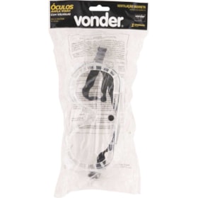 Óculos de Segurança Ampla Visão com Válvulas CA 18271 7041055000 VONDER