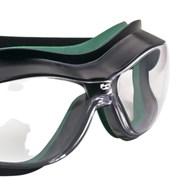 Óculos de Segurança Ampla Visão Incolor HELIX CARBOGRAFITE