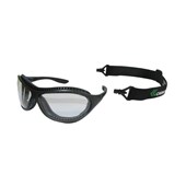 Óculos de Segurança Cinza com Haste Removível e Elástico SPYDER CARBOGRAFITE