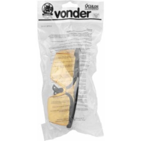 Óculos de Segurança Foxter Âmbar CA 42905 7055120000 VONDER-60969028-01d2-4af0-a690-1cbf6e78e099