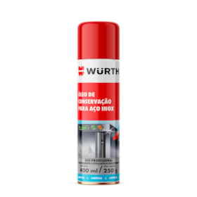 Óleo de Conservação para Aço Inox 400ml 0893121400 WURTH