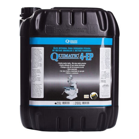 Óleo de Corte Integral de Base Mineral 20 Litros QUIMATIC 4-EP TAPMATIC