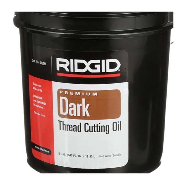 Óleo de Rosca e Corte Dark Balde 18,93 Litros 41600 RIDGID-0d41705b-6e9b-4898-a33f-e57d2e3759bd