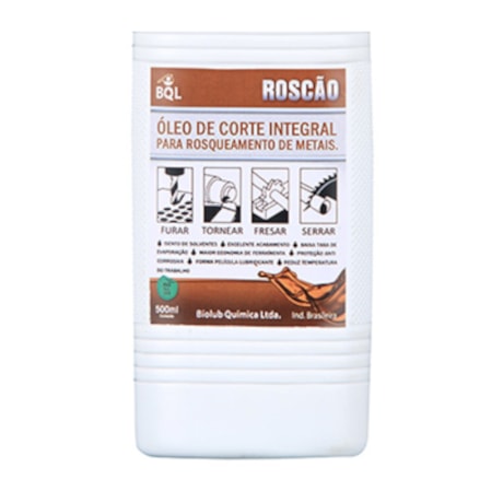Óleo Integral para Rosqueamento 500ml ROSCÃO BIO LUB-060b8842-eed6-44bf-99e9-9cc108a66d89