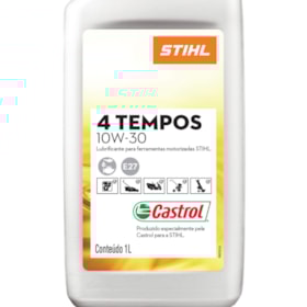 Óleo Lubrificante com 1 Litro Castrol de Motor 4 Tempos SAE 10W-30 STIHL