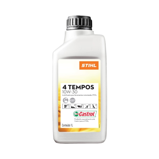 Óleo Lubrificante com 1 Litro Castrol de Motor 4 Tempos SAE 10W-30 STIHL-ae5fe605-9481-492d-9938-a8bdb47d2b7f
