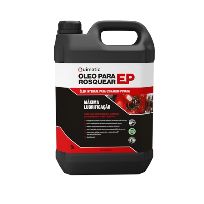 Óleo para Rosquear EP 5 Litros AP2 QUIMATIC-5aead599-1f74-4e98-8ed4-38f236c6d107
