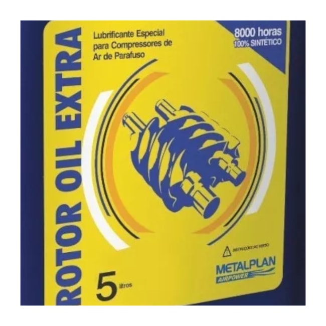 Óleo Sintético para Compressor 8.000 Horas 5 Litros 3020240 METALPLAN-ef71c299-9c62-4d36-adf5-440789000bdf