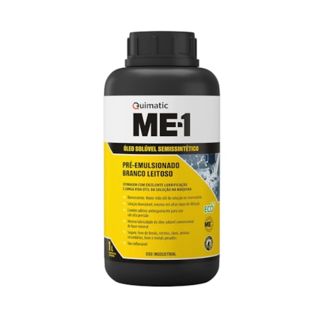 Óleo Solúvel para Usinagem Semissintético Ecológico 1 Litro ME-I QUIMATIC