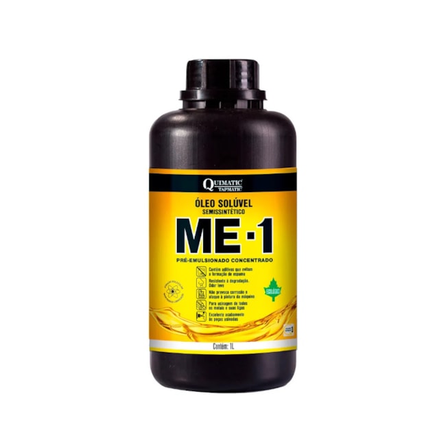 Óleo Solúvel para Usinagem Semissintético Ecológico 1 Litro ME-I TAPMATIC-70bae32f-3f1a-4935-a90e-e678857c6ba3