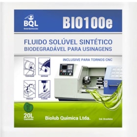 Óleo Solúvel Sintético Biodegradável 20 Litros BIO 100E BIOLUB