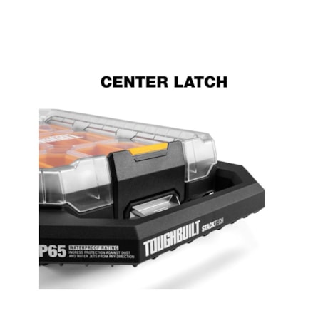 Organizador de Ferramentas StackTech Compact Low com Tampa Translúcida 18