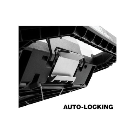 Organizador de Ferramentas StackTech Compact Low com Tampa Translúcida 18