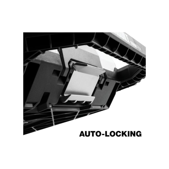 Organizador de Ferramentas StackTech Compact Low com Tampa Translúcida 18