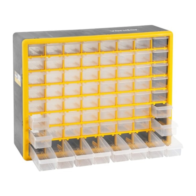 Organizador Plástico para Ferramentas com 64 Bandejas OPV 310 VONDER-45d27c8d-2816-40a5-aa63-02aada8250aa