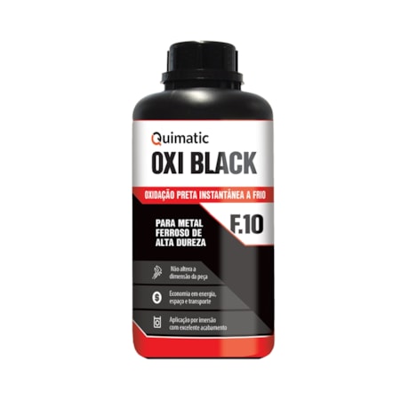 Oxi Black Oxidação Preta a Frio 1 Litro F10 QUIMATIC