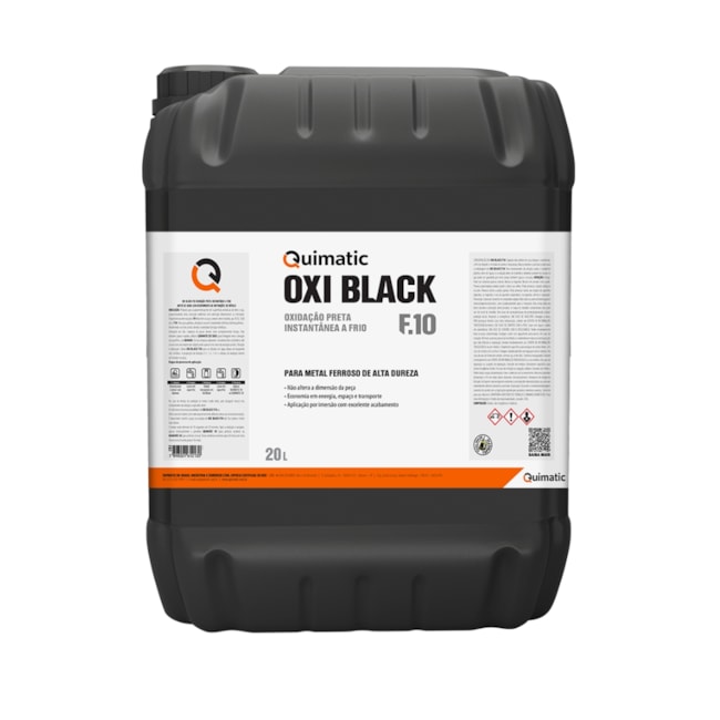 Oxi Black Oxidação Preta a Frio 20 litros F10 QUIMATIC-e1371fe5-97c9-4994-bab1-4135ceb2b27b