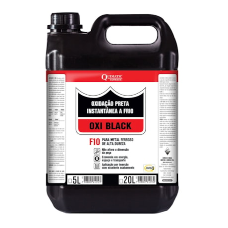 Oxi Black Oxidação Preta a Frio 5 litros F10 TAPMATIC