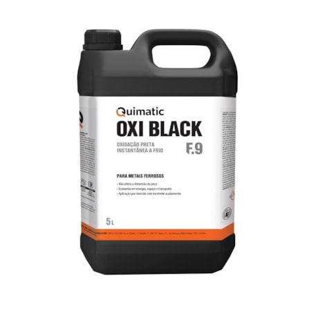Oxi Black Oxidação Preta a Frio 5 litros F9 QUIMATIC