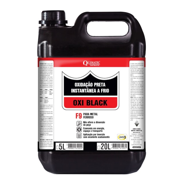 Oxi Black Oxidação Preta a Frio 5 litros F9 TAPMATIC-3f1bb746-ffb6-49c9-8b63-1af032a7cbc1