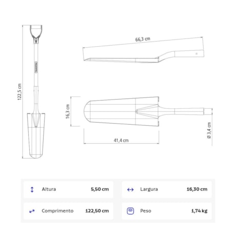 Pá Jardineira com Cabo Madeira 71cm 77444404 TRAMONTINA-69b185a7-bc89-4fdb-9c5c-5311dc085ee7