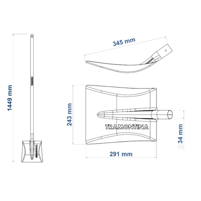 Pá Quadrada com Cabo de Madeira 120cm 77464534 TRAMONTINA-355cbbaf-8eb3-4da2-9c34-a37556e22088