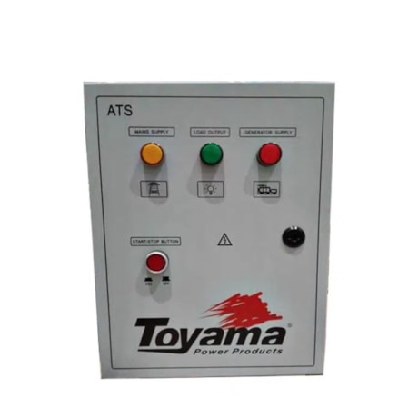 Painel ATS Monofásico 220V para Geradores ATS12M220-N TOYAMA