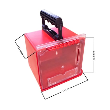 Painel de Bloqueio 4 Caixas Plástico 8mm P4CBP8 TAGOUT-c0ff1a58-ce8c-4491-ba03-86b363e9cce1