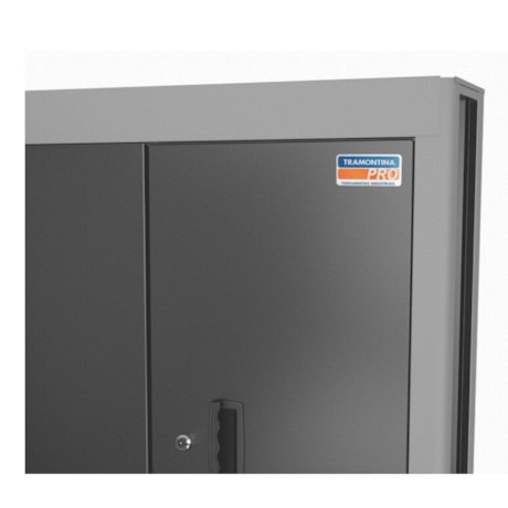 Painel para Ferramentas Grande Superior com 2 portas Cinza e Preto 44953405 TRAMONTINA PRO-4be82e0d-e521-407f-86dd-f9a472cfe445