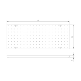 Painel para Ferramentas Perfurado 44953/009 TRAMONTINA PRO