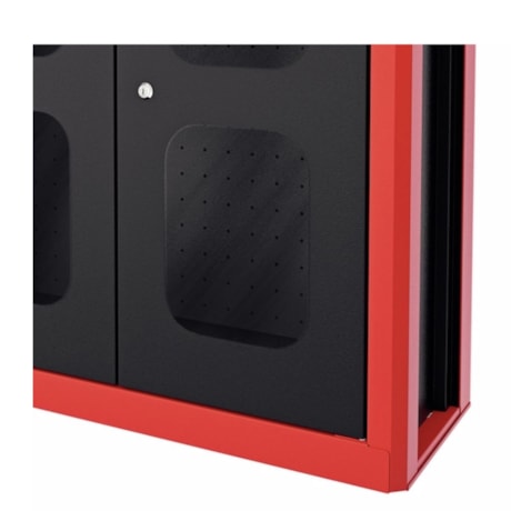 Painel para Ferramentas Perfurado Grande Superior com 2 Portas Vermelho 44953311 TRAMONTINA PRO-e9506cb9-4a96-4336-a423-101fe87272e5