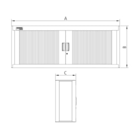 Painel para Ferramentas Sanfonado Cinza 44953/408 TRAMONTINA PRO