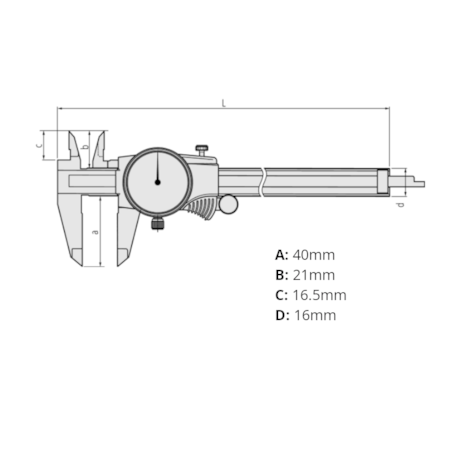 Paquímetro com Relógio 0 a 150mm (0.01mm/ 1mm) 505-732 MITUTOYO-6e4559dd-bb2d-440c-9369-de63dea5f10a